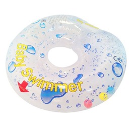 Круг-воротник для купания малыша с погремушкой Baby Swimmer, 3-12 кг