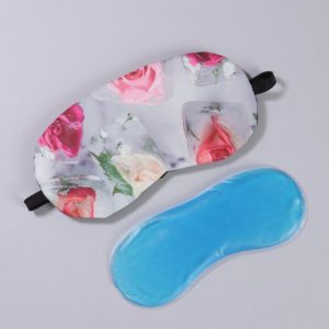 Маска для сна с гелевым вкладышем "Роза"