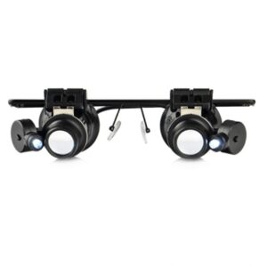 Лупа налобная бинокулярная с 2 LED-подсветкой MG9892A-II