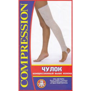 Чулок выше колена со швом ЧМК ЛПП Фарм