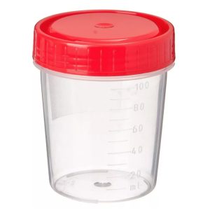 Контейнер для биопроб полимерный стерильный в индивидуальной упаковке 120 мл