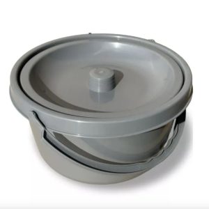 Ведро с крышкой глубокое для кресел-туалетов арт. Potty