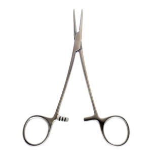 Ножницы для рассечения мягких тканей в глубокой полости,верт.-изог Н-8