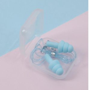 Беруши в пластиковом футляре силикон на шнурке 5434715