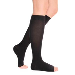 Гольфы компрессионные с открытым носком Luomma Idealista ID-210 Long, 2 класс