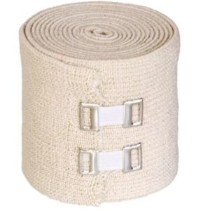 Бинт эластичный средней растяжимости с застежкой ИНТЕКС ИСР-4,5м*12см