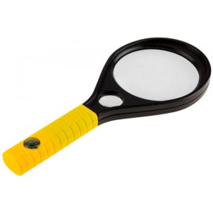 Лупа "Классика" 10-кратная d=5 см резиновый корпус 64Е-62436