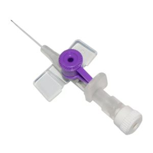 Канюля внутривенная с портом и крыльями G-26 Vogt Medical