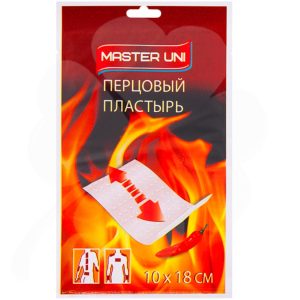 Пластырь перцовый "Master Uni" 10*18 см