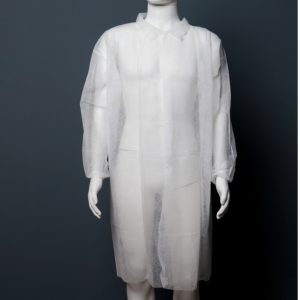 Халат медицинский на кнопках без манжет