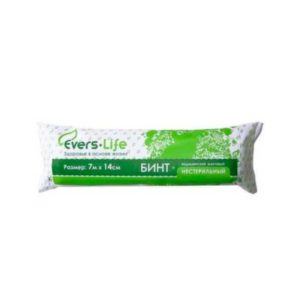 Бинт марлевый медицинский нестерильный 7м*14см Evers+ Life