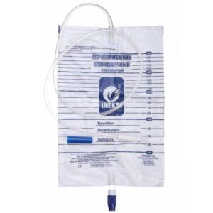 Мочеприемник прикроватный со сливом "Люкс" стерильный, 2000 мл