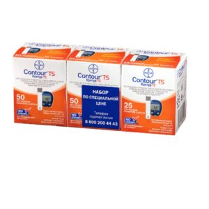Тест-полоски Байер Контур ТС №50*2+тест-полоска Контур ТС №25