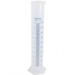 Цилиндр мерный  с пластиковым основанием 1-100-2