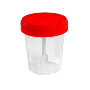 Контейнер для биопроб полимерный со шпателем