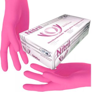 Перчатки смотровые нитриловые нестерильные неопудренные текстурированные SFM