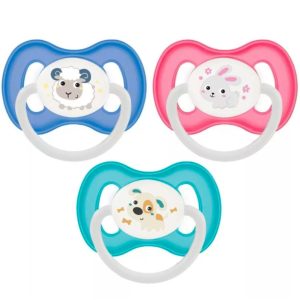 Соска-пустышка силиконовая, симметричная 0-6 мес. Bunny Company Babies