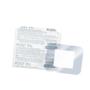 Повязка раневая стерильная адгезивная на полимерной основе с вискозной подушечкой Post PU 6*8 см NEOFIX