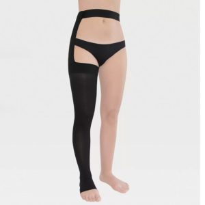 Чулки компрессионные с открытым носком Luomma Idealista ID-330R Normal, 1 класс