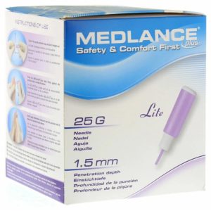 Ланцеты Medlance Plus Lite 1,5 мм 25G