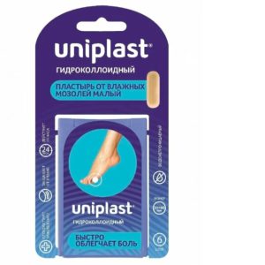 Пластырь Uniplast от влажных мозолей 20*60 мм