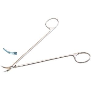 Ножницы сосудистые,вертикально-изогнутые по радиусу Н-39