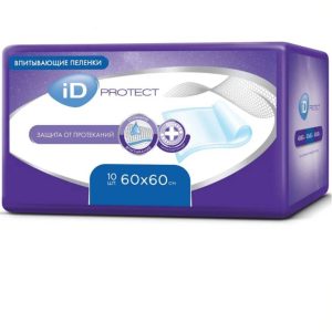 Пеленки гигиенические ID Protect, 60*60 см