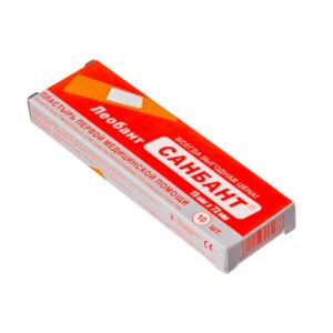 Пластырь на тканевой стрейчевой основе "Леобант Сан Бант"