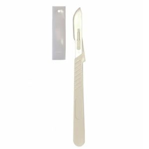 Скальпель медицинский стерильный из нержавеющей стали Paramount №24