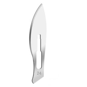 Лезвие для скальпеля из углеродистой стали №24 Volkmann 1827-V210-24