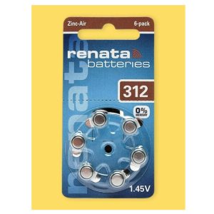 Батарейка для слуховых аппаратов №312 Renata