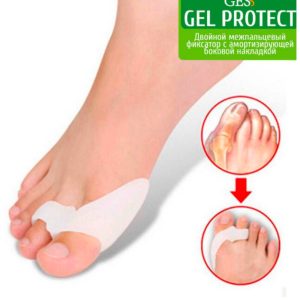 Межпальцевый фиксатор с амортизирующей боковой накладкой Gel Protect
