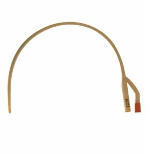 Катетер Фолея двухходовой латексный с силиконовым покрытием Ch/Fr 24