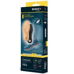 Стельки ортопедические TRIO каркасные, кожа ORTHO арт. FW-601