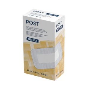 Повязка раневая стерильная адгезивная на полимерной основе с вискозной подушечкой Post PU