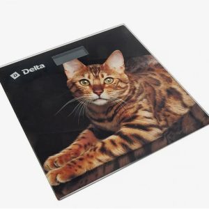 Весы напольные "Бенгальский кот" DELTA D-9006