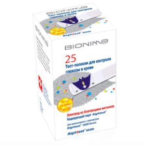 Тест-полоски Rightest GS-300, 25 шт