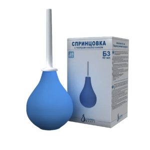 Спринцовка ПВХ Б с 2-мя твёрдыми наконечниками №3