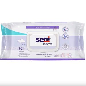 Салфетки влажные для мытья и ухода за телом Seni Care Vitamin E
