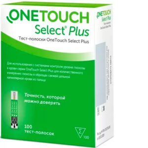 Тест-полоски "Ван Тач Селект", 100 шт