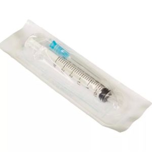 Шприц стерильный одноразовый инъекционный 3-х комп. с иглой 23G