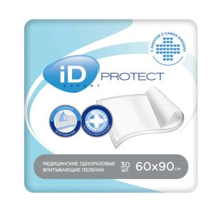 Пеленки гигиенические ID Protect, 60*90 см