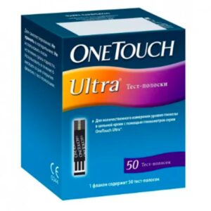 Тест-полоски Ван Тач Ультра, 50 шт