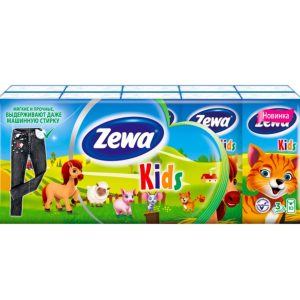 Платочки носовые Zewa Kids