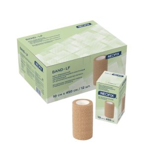 Бинт самофиксирующийся эластичный нестерильный на нетканой основе Band-LF, 10*450 см