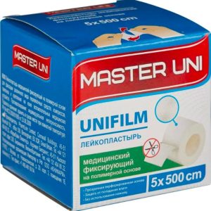 Пластырь на полимерной основе Unifilm Master Uni, 5*500 см