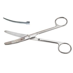 Ножницы тупоконечные, вертикально-изогнутые Н-4