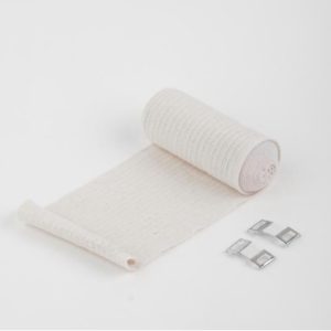 Бинт эластичный средней растяжимости с застежкой 5,0 м*10 см "Венопроф"