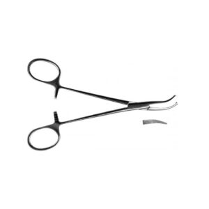 Зажим для остановки крови "Москито", изогнутый по ребру З-62-4