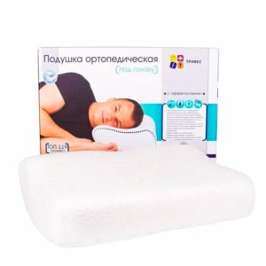 Подушка ортопедическая под голову c эффектом памяти ТОП-119/Т.119